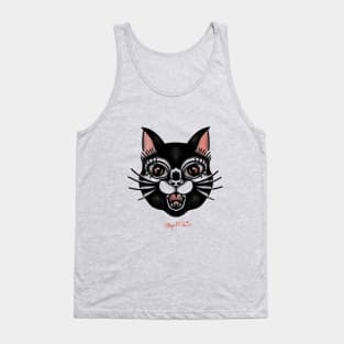 Black Cat Tank Top